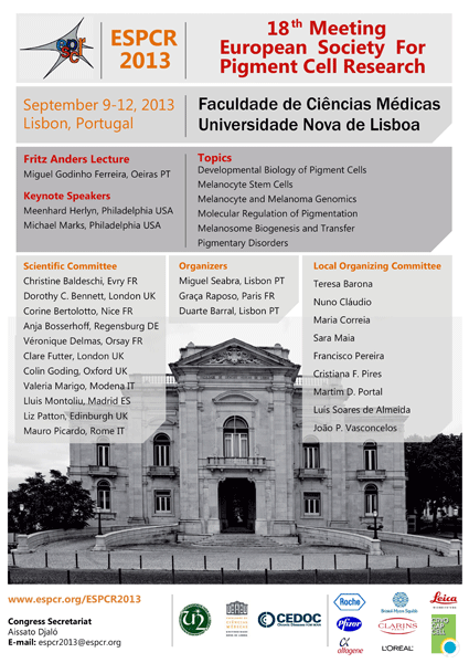 18th ESPCR meeting: 9-12 September 2013, Lisbon, Portugal